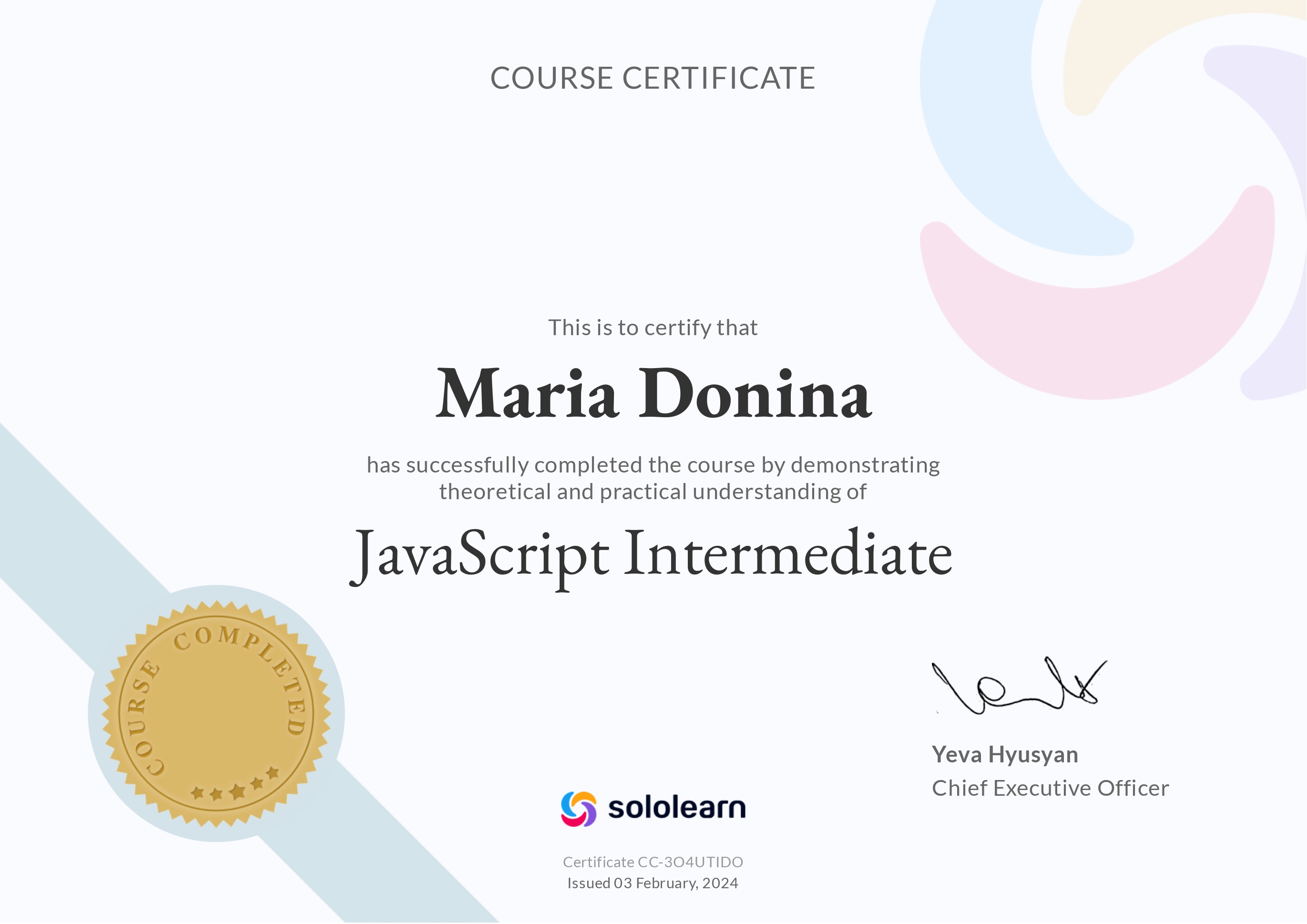 JavaScript Intermediate